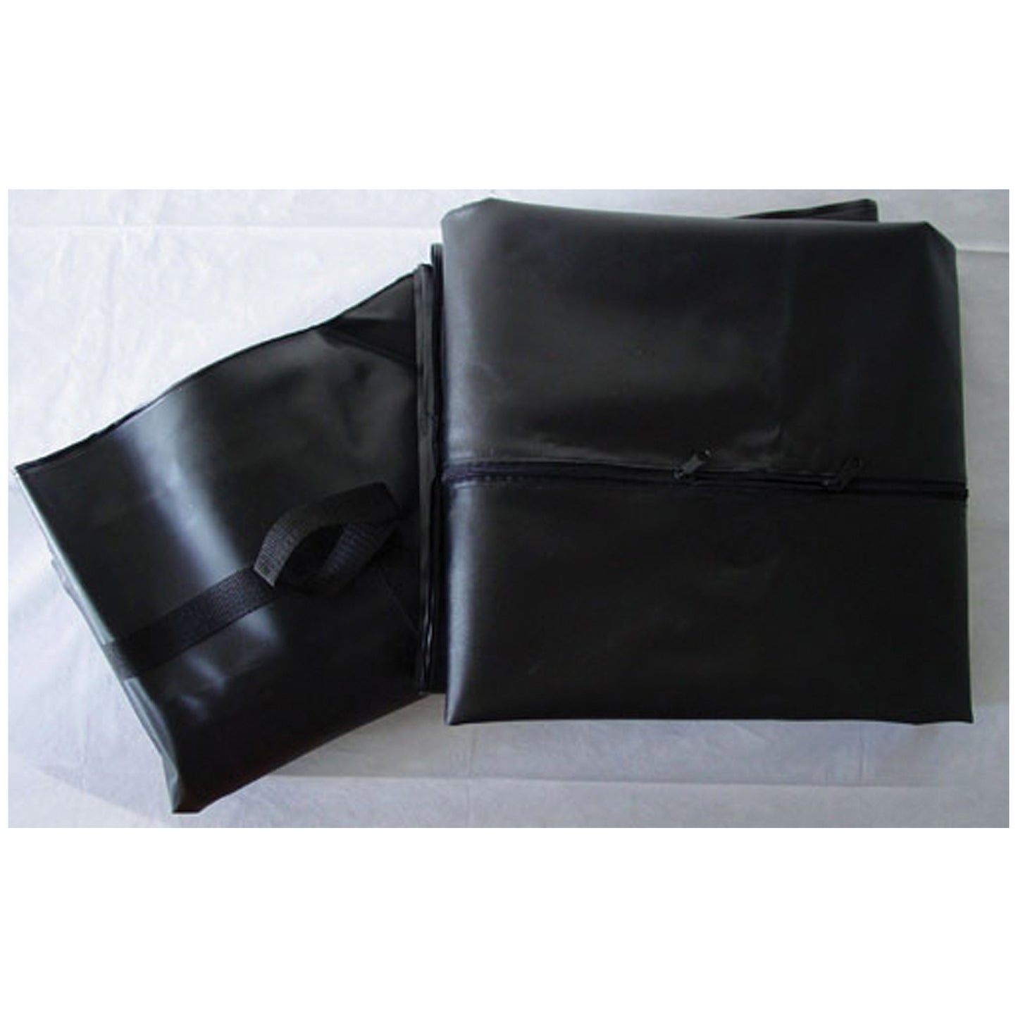 Black Disaster Bag, Curved Zipper with 6 Handles, 36" x 90", 5/cs