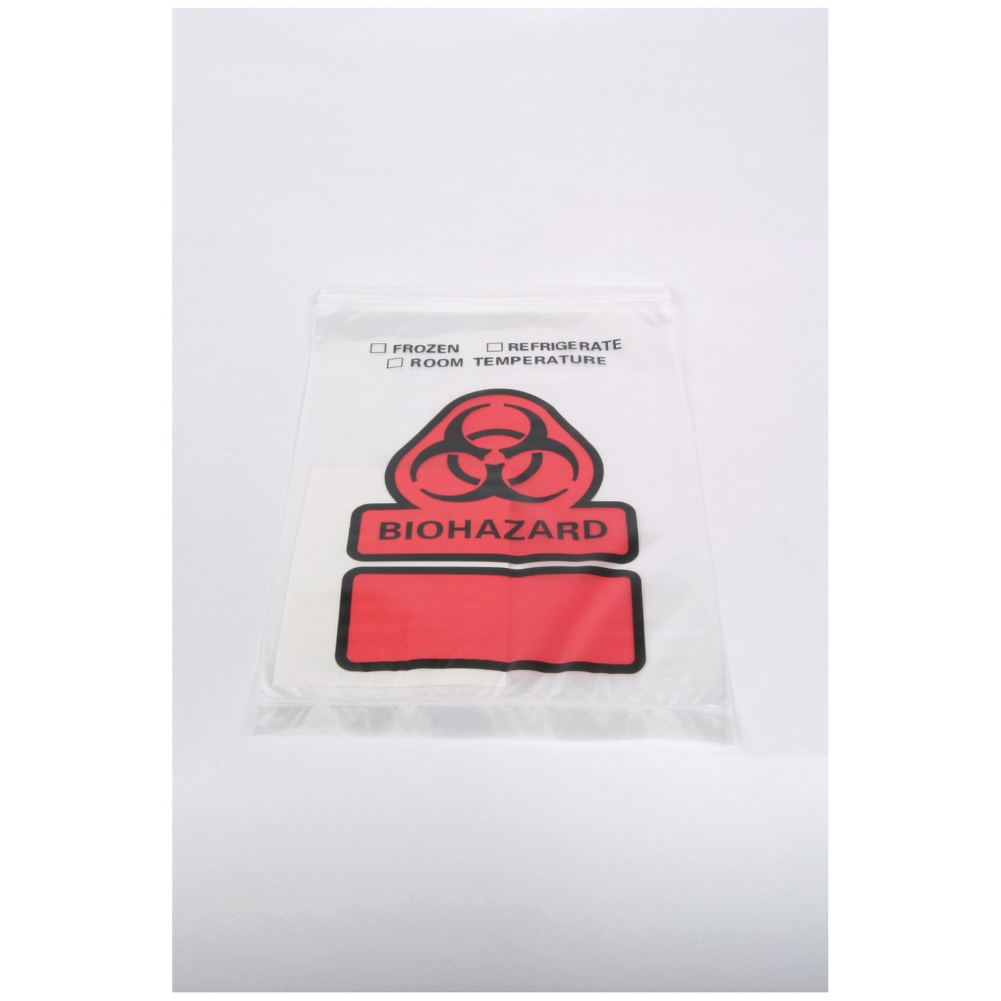 Ziplock Specimen Transport Bag, 6" x 10", Clear, 4" x 3" Absorbent Pad & Outer Pouch, 1000/cs