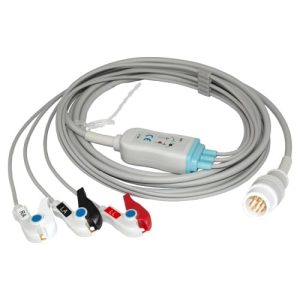 ECG Cable, 3 Lead, Philips, 12pin, Grabber, One Piece (Not Available For Sale into Canada) (REFURBISHED) (Products cannot be sold on Amazon.com or any other 3rd party site)