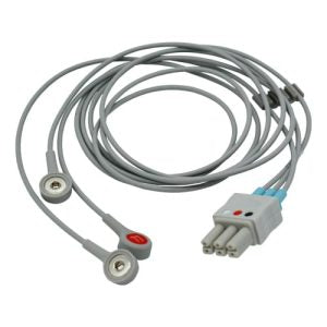 ECG leadwires, 3 lead, Siemens, Snap (Not Available For Sale into Canada) (REFURBISHED) (Products cannot be sold on Amazon.com or any other 3rd party site)