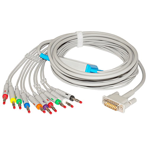 ECG Cable, 12 Lead, Burdick series-2, Banana tips, One Piece (Not Available For Sale into Canada) (REFURBISHED) (Products cannot be sold on Amazon.com or any other 3rd party site)