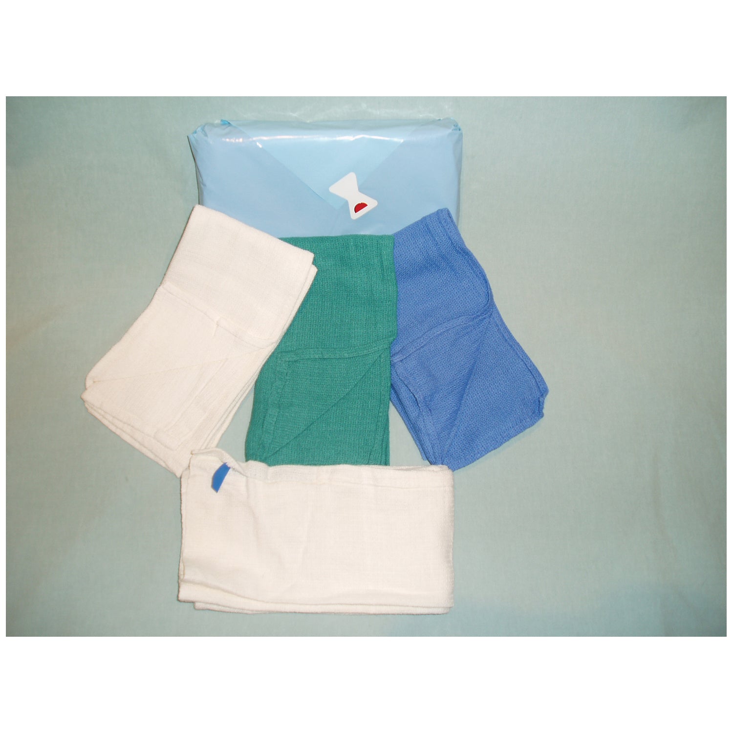O.R. Towel, Non-Sterile, 17" x 26", Blue, 100/cs