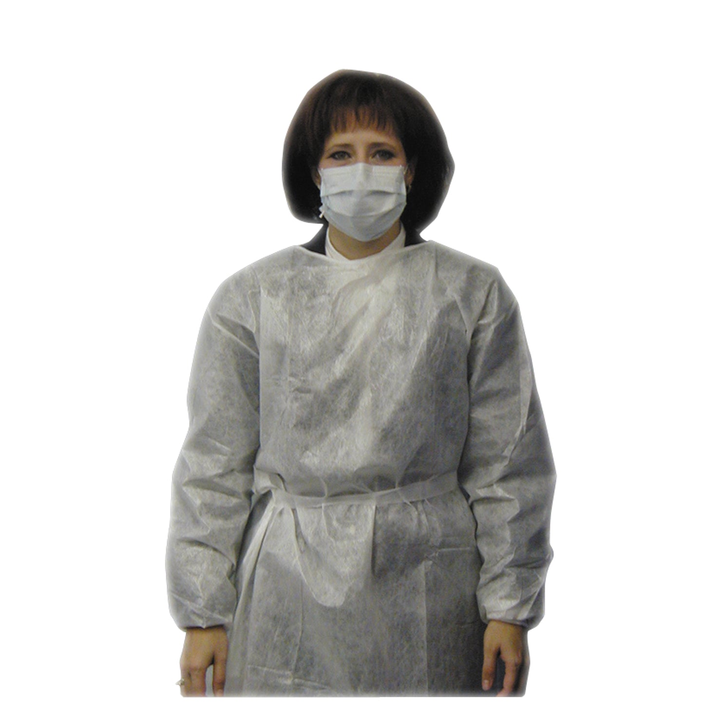Impervious Gown, Regular, White, 10/bg, 5 bg/cs