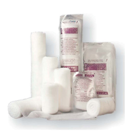 Conforming Bandage, 2" x 4.1 yds, White, Non-Sterile, 12/bx, 8 bx/cs (020346) 