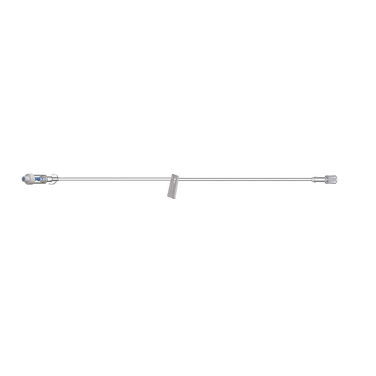 IV Extension Set, 6" Microbore, Needleless Injection Site, 50/cs