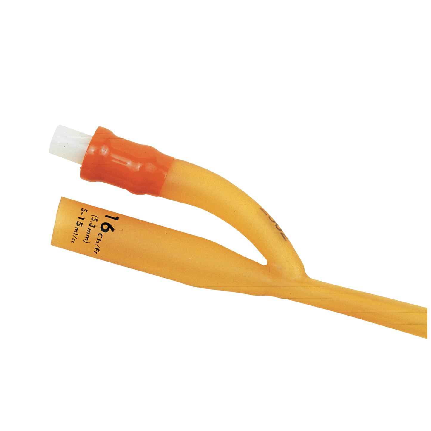 Foley Catheter, 24FR 2-Way Silicone Coated Latex, 5cc Balloon, 10/bx