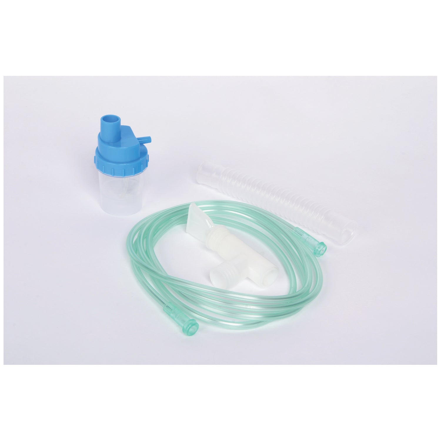 Nebulizer, 5-Piece, 7ft Star-Shaped Lumen Oxygen Tubing, T-Mouthpiece, 50/cs