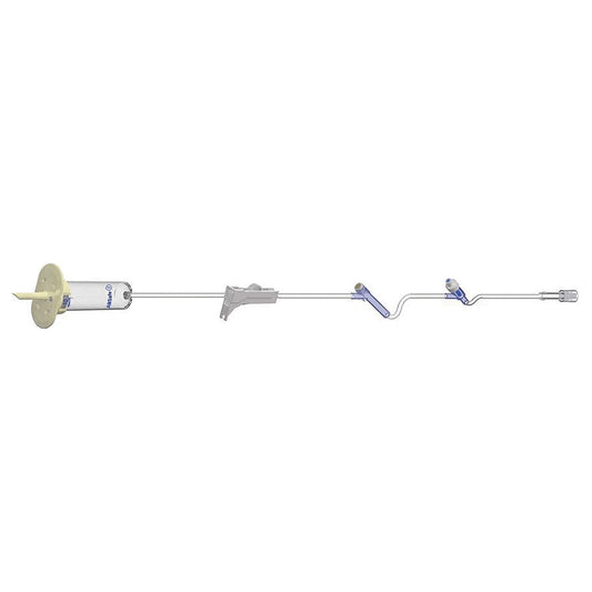 AMSafe-3 IV Set, Adjust to 10, 15, 60 Drops Per mL, 83" Length, 24 mL Priming Volume, AMSafe-3 IV Set, Roller Clamp, 1 Pre-Pierced Y Site, 1 AMSafe Needle-Free Y Site, Rotating Male Luer Lock, PE Poly Pouch, 50/cs