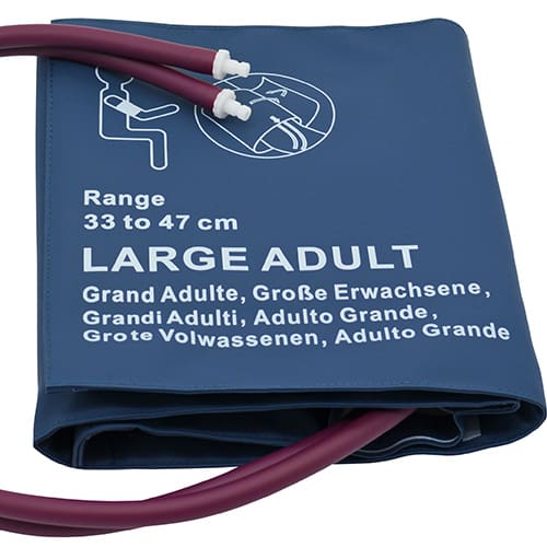 NIBP cuff, Large Adult, 2 Tube, Rectus-Male connector (Not Available For Sale into Canada) (REFURBISHED) (Products cannot be sold on Amazon.com or any other 3rd party site)