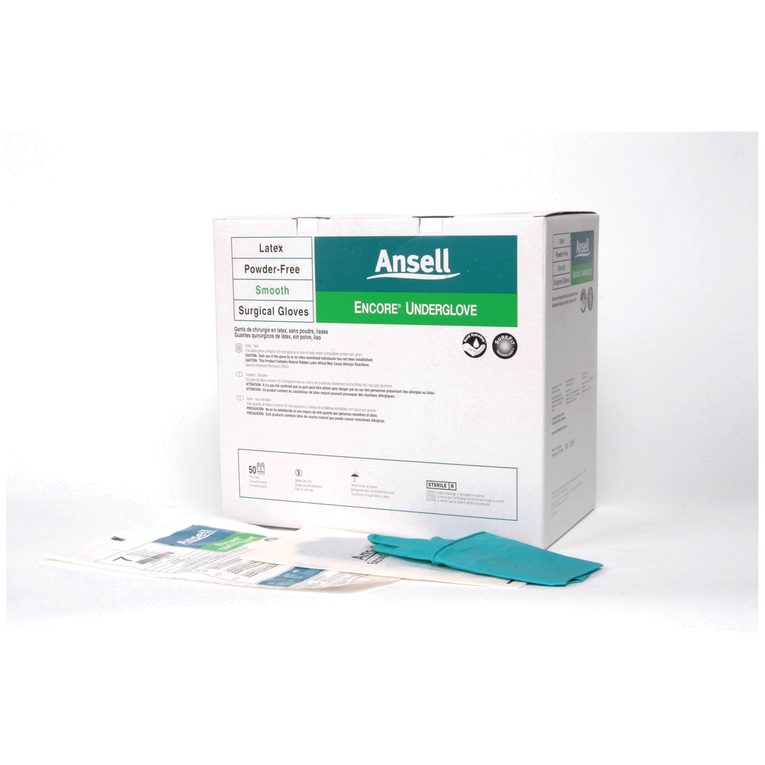 Surgical Gloves, Sterile, Latex, Powder Free (PF), Size 6_, 50 pr/bx, 4 bx/cs (US Only)