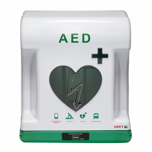 AED Wall Sign, ILCOR, Flush