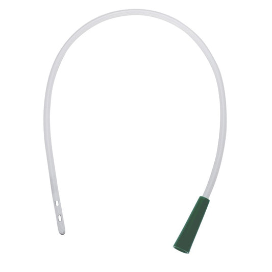Urethral Catheter with R-Polished Eyes, 16", Male, 14FR, Paper Poly Pouch, 50/cs (To Be DISCONTINUED)
