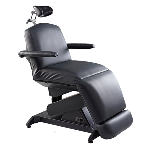 Milano H50 Hair Transplant power procedure chair. Two headrests and thicker mattress pad for patient comfort during long procedures. NEW with 2 year warranty.