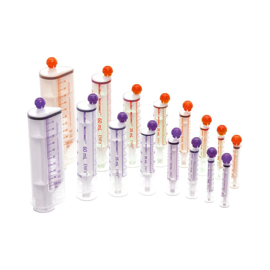 ENFit Syringe, 60 mL, Purple Sterile, 100/cs (US Only) (Authorized Distributor Sub-Agreement Required  - See Manufacturer Details Page)