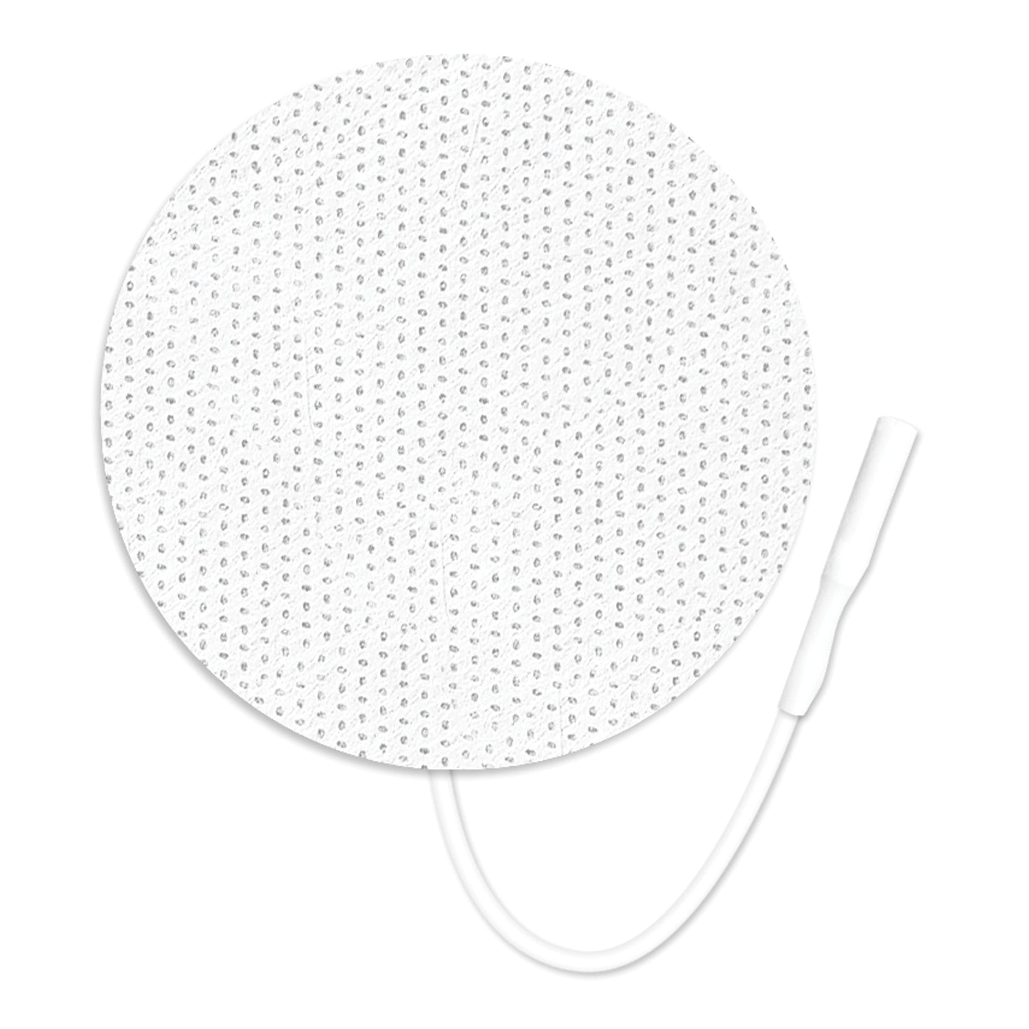 ULTRASTIM Cloth Electrode, 2", Round, White, 4/pk, 10 pk/bg, 1 bg/cs (091951)