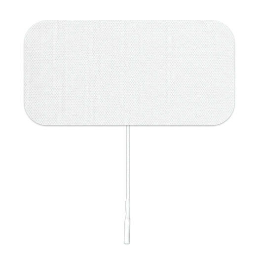 ValuTrode X Electrode, White Fabric Top, 2" x 4" Rectangle, 4/pk, 10 pk/bg, 1 bg/cs (091949)