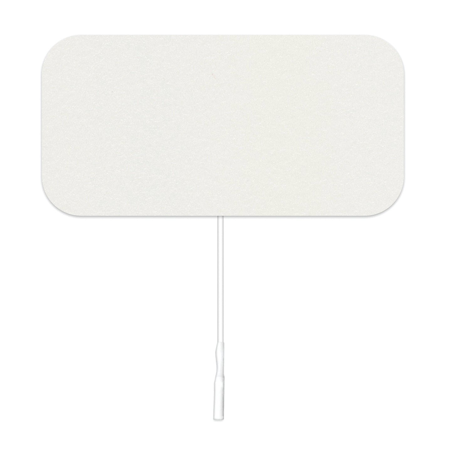 ValuTrode X Electrode, White Foam Top, 2" x 4" Rectangle, 4/pk, 10 pk/bg, 1 bg/cs (091950)