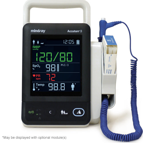 Accutorr 3 NIBP, Masimo Spo2, Non-Invasive Blood Pressure and Pulse Rate Sales BOM (Battery Not Included) (Continental US Only) (DROP SHIP ONLY) (Pricing Subject to Change without Notice)