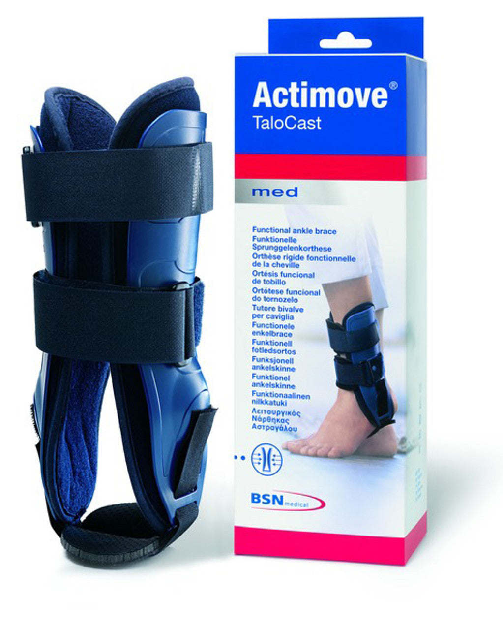 Actimove Ankle Brace, TaloCast Air, Unisex, 1 INT, Large/X-Large