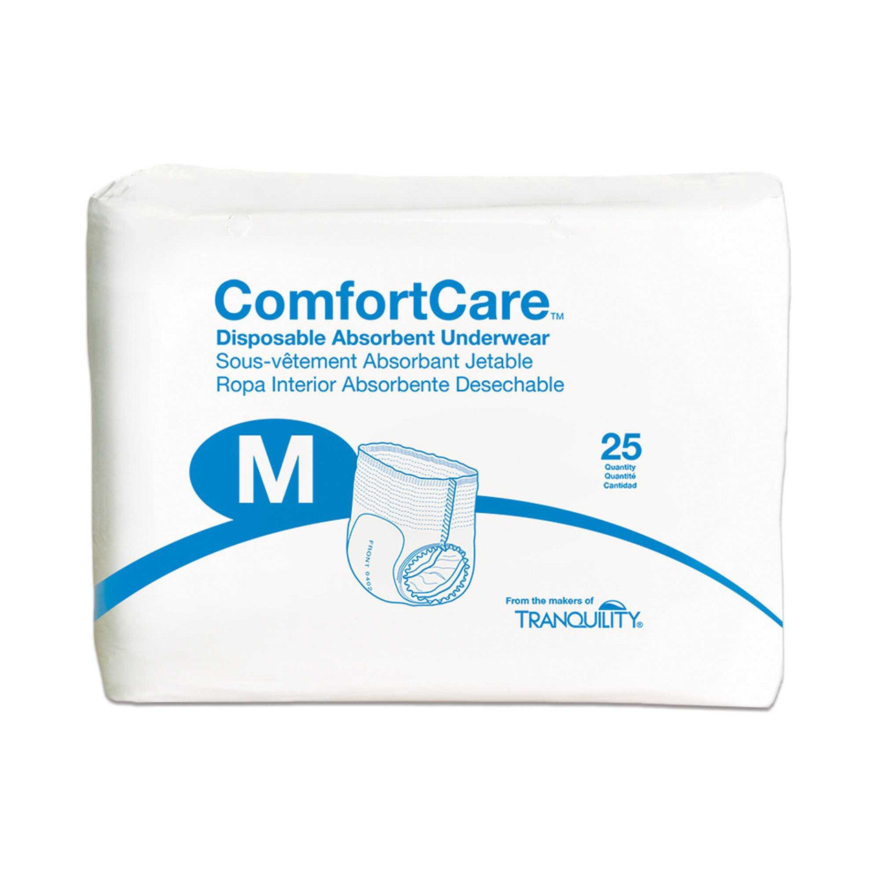 Underwear, Disposable, Medium, 25/pk, 4pk/cs (24 cs/plt) (US Only)