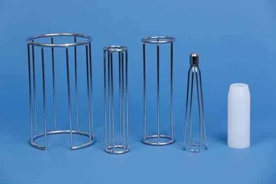 Shuttlecock & Cage Style, Stainless Steel, Use For MTTG320 (Large Fingers & Toes), Size 1-7/8"