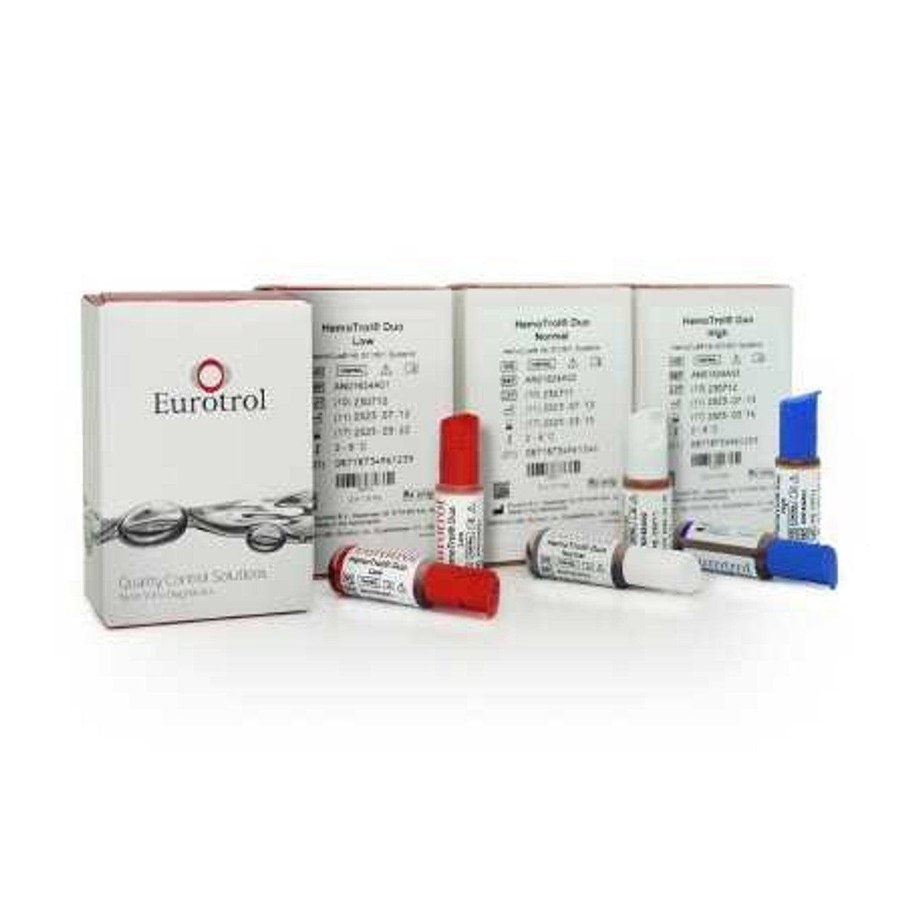 Eurotrol HemoTrol Control for Hb 801, Low, Analyte Target Range 6.7g/dL - 7.3g/dL, 1.0 mL plastic vials, 2 vial/bx (Perishable, Must Be Refrigerated, Non-Returnable) (Continental US Only - including Alaska & Hawaii) (DROP SHIP ONLY)