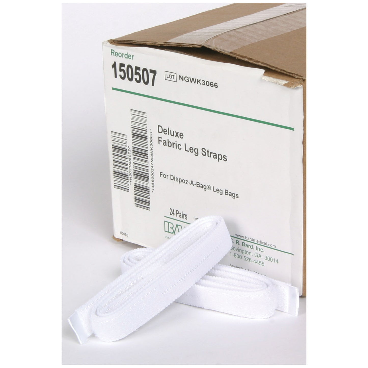 Deluxe Fabric Leg Straps, 24", 24 pr/cs (US Only)