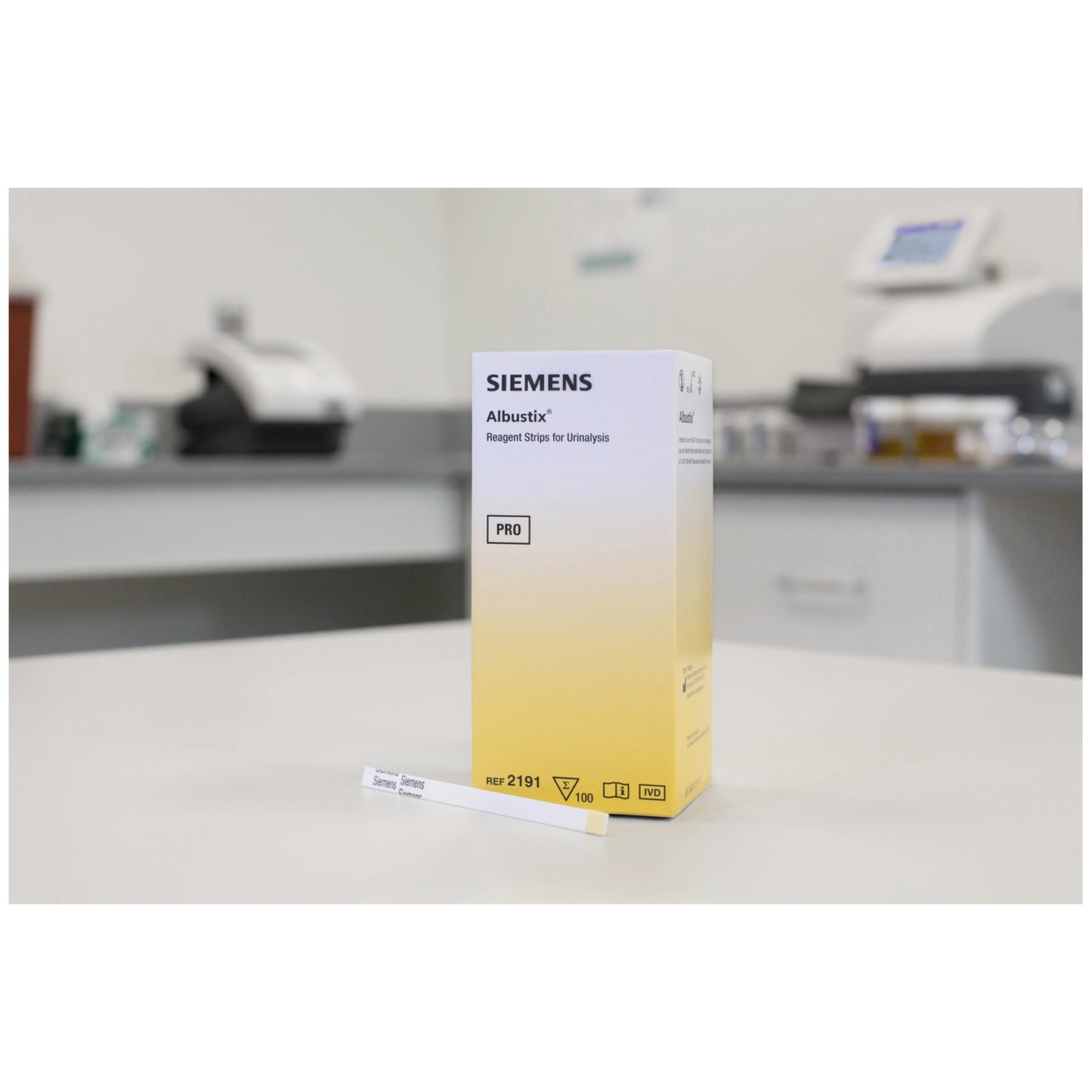 Albustix Reagent Strips (Dip-and-Read Test For Protein in Urine), 100/btl (2191) (Item is Non-Returnable) (US Only)