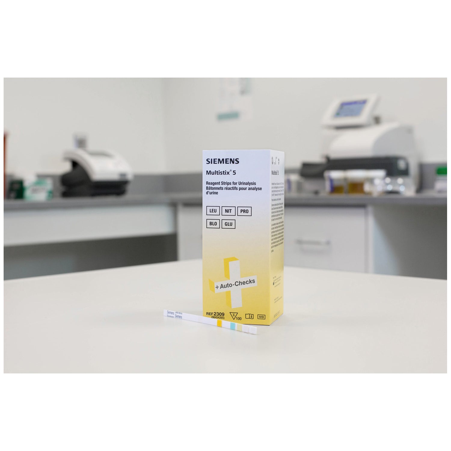 MULTISTIX 5, Reagent Strips, CLIA Waived, 100/btl (10337415) (Minimum Expiry Lead is 90 days) (Item is Non-Returnable) (US Only)