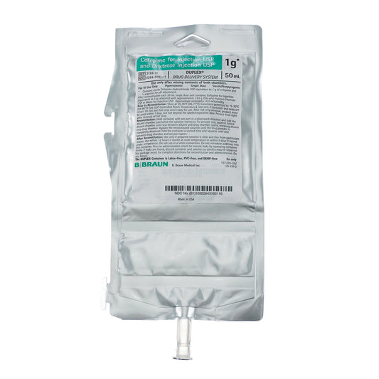 1g Cefepime For Injection USP & Dextrose Injection, 50mL (Rx) (Item is Non-Returnable), 24/cs (Continental US+HI Only, Excluding IN and ND)