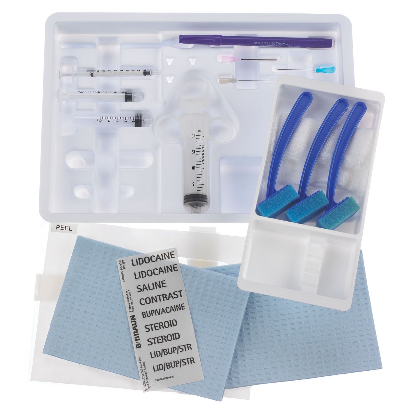 Nerve Block Support Tray, 10/cs
