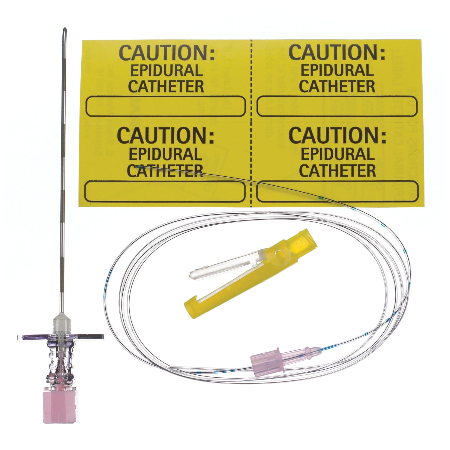 Tuohy Needle, 18G x 3_", 20G Closed Tip Catheter & Catheter Connector, 12/cs (Rx) (Continental US+HI Only)