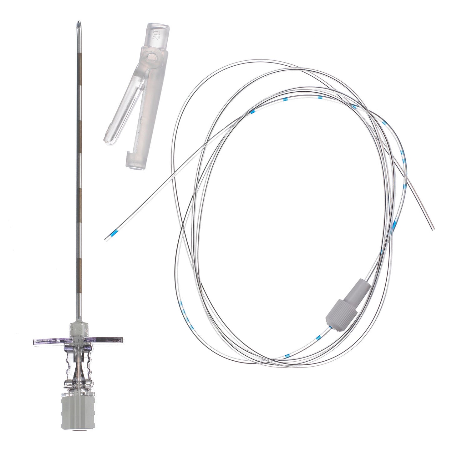 Tuohy Needle, 17G x 3_", 19G Open Tip Catheter & Catheter Connector, 12/cs (Rx) (Continental US+HI Only)