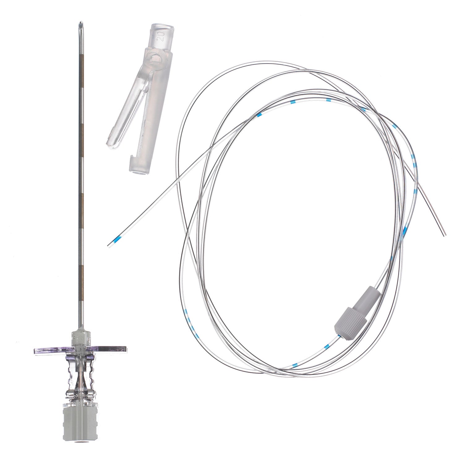 Tuohy Needle, 17G x 3_", 19G Open Tip Catheter & Catheter Connector, 12/cs (Rx) (Continental US+HI Only)