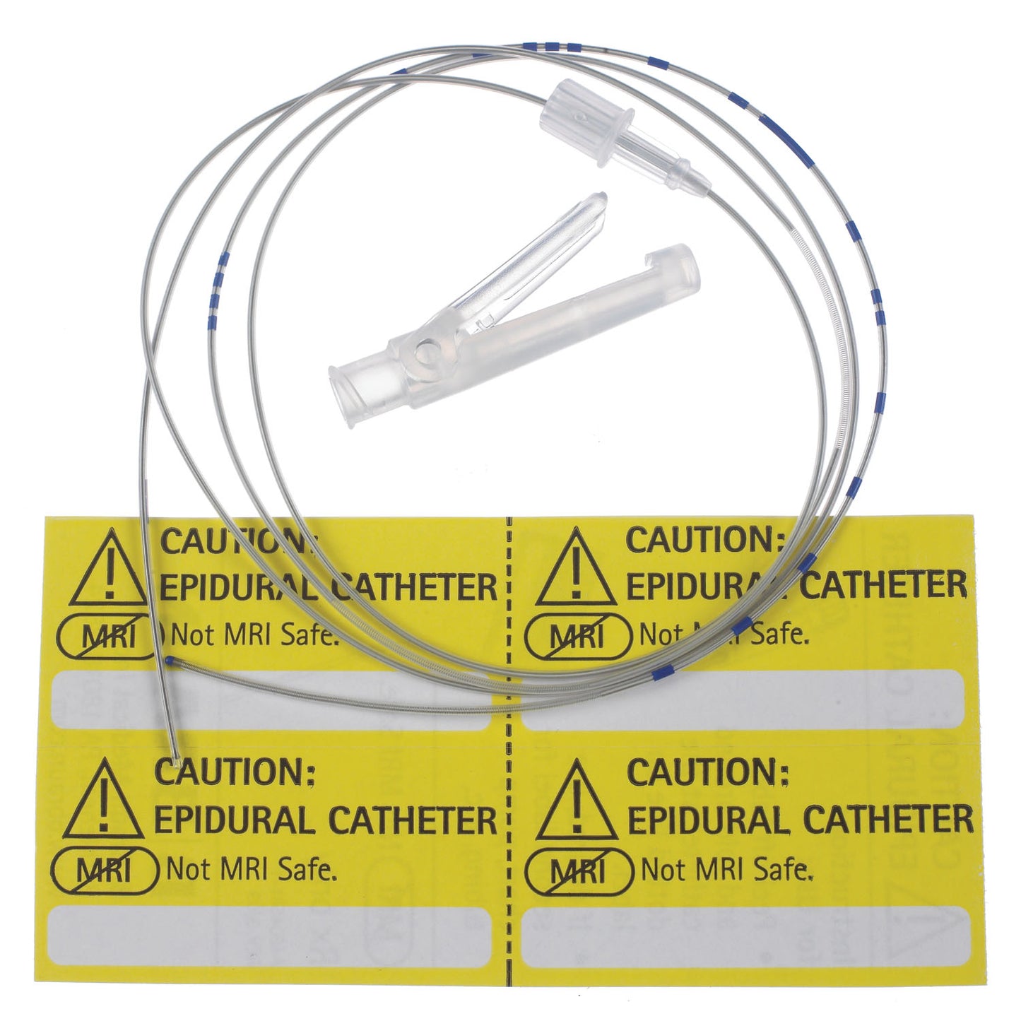 Radiopaque Polyamide Springwound FX Catheter, 19G x 39", Closed Tip, Three Lateral Side Ports, Catheter Connector & Threading Assist Guide (not MRI compatible), 25/cs (Rx) (Item is Non-Returnable) (Continental US+HI Only, Excluding IN and ND)