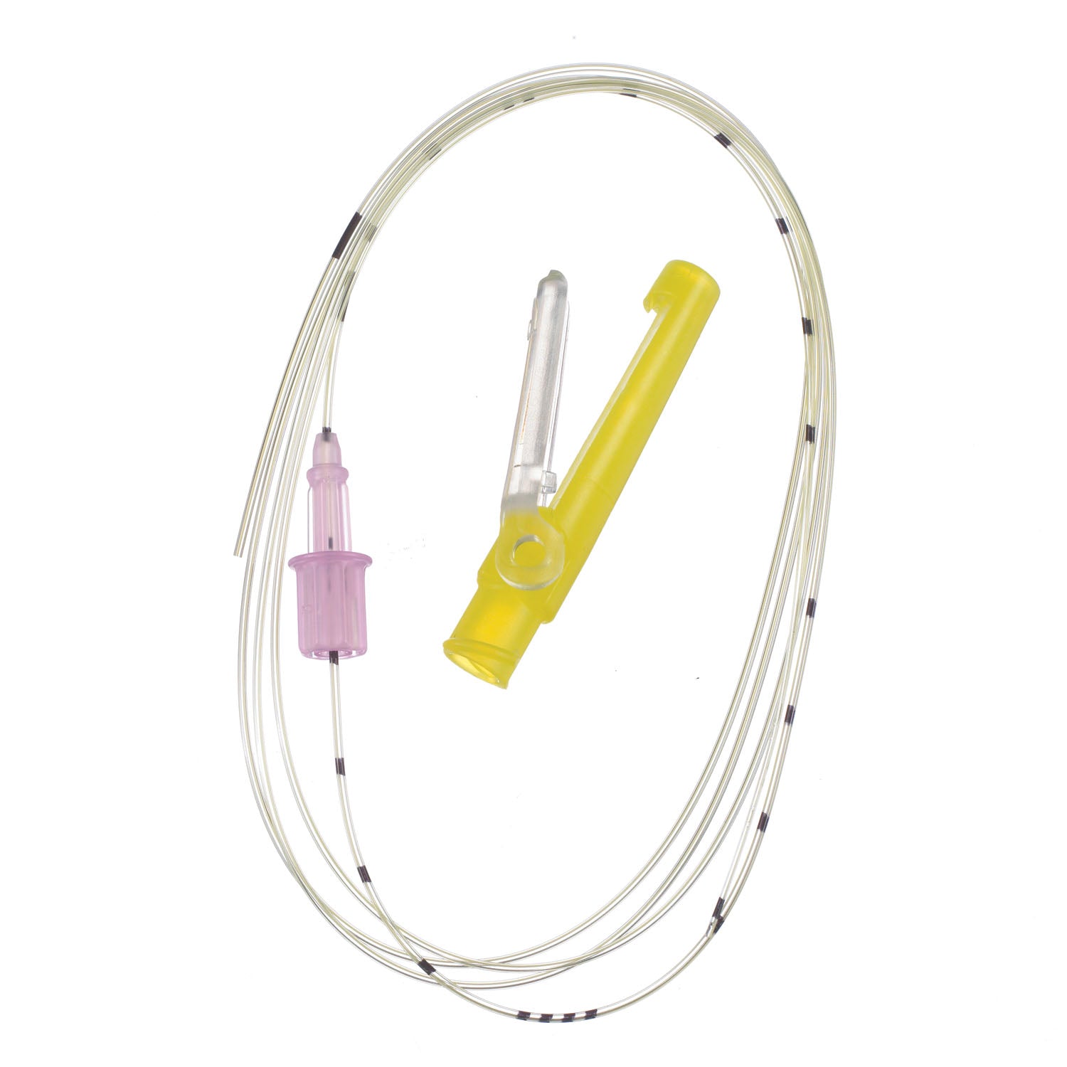 Polyamide/ Polyurethane Catheter, 20G x 100 cm, Closed Tip & Lateral Side Ports, Catheter Connector & Threading Assist Guide, 25/cs (Rx) (Continental US+HI Only)