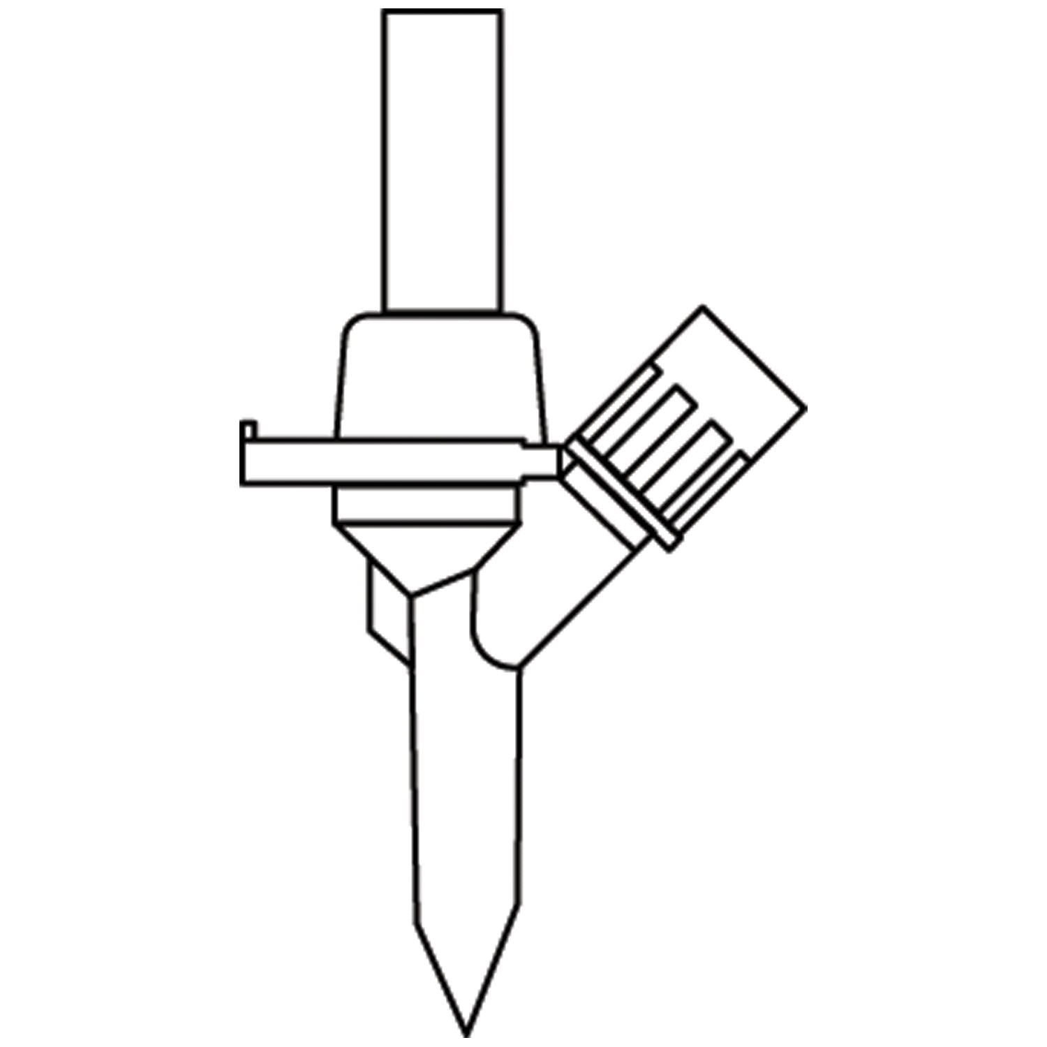 Standard Spike Dispensing Pin For Preparing & Dispensing Diluent or Additive From Multi-Dose Rubber-Stopper Vials, Utilizes a Bacterial Retentive Air-Venting Filter, DEHP & Latex Free (LF), 50/cs (Rx) (Continental US+HI Only)