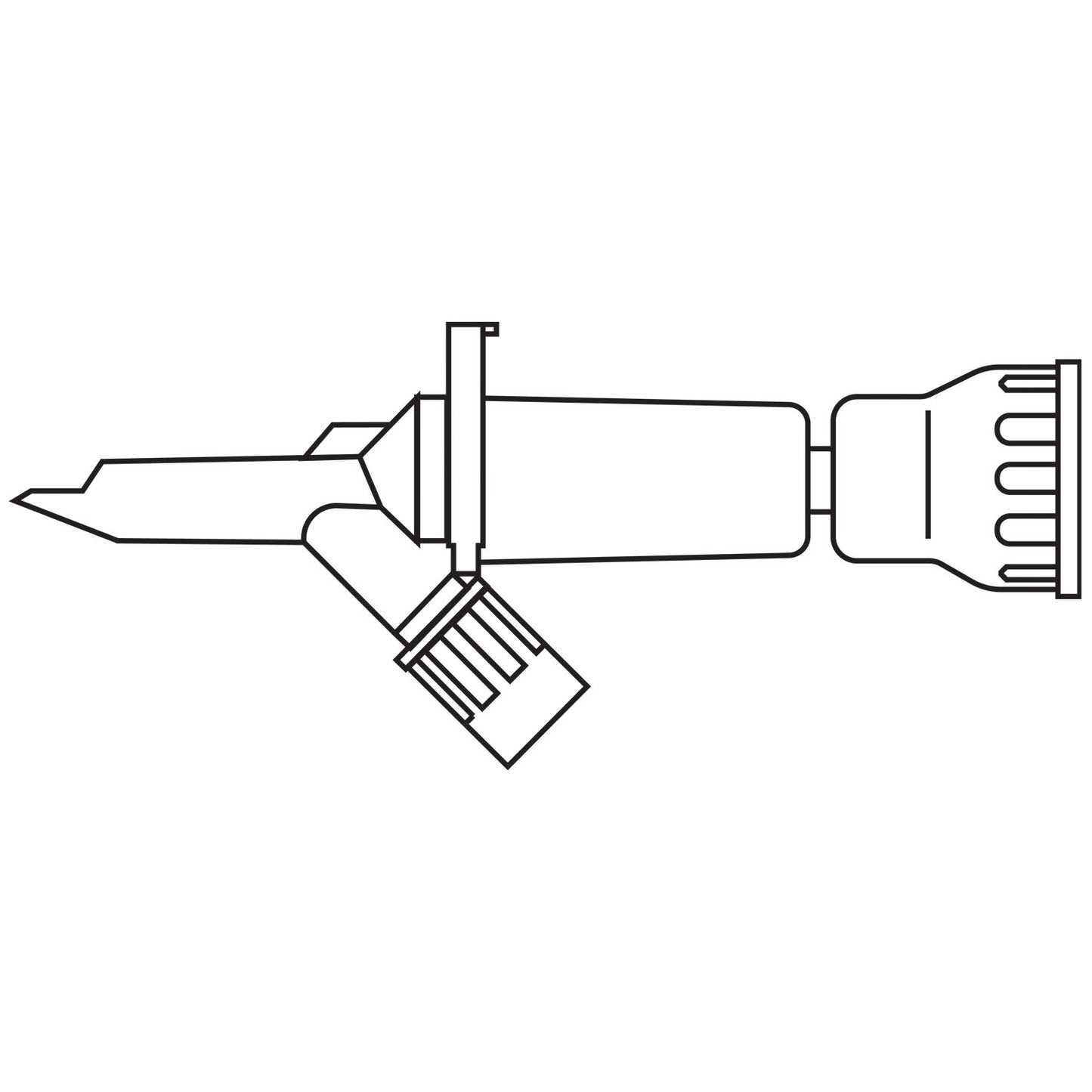 Standard Spike Dispensing Pin, One-Way Valve, For Aspiration of Medication From Inverted Multi-Dose Vials, Luer Lock Connector, Utilizes a Bacterial Retentive Air-Venting Filter, DEHP & Latex Free (LF), 50/cs (Rx) (Item is Non-Returnable) (Continental US+HI Only, Excluding IN and ND)