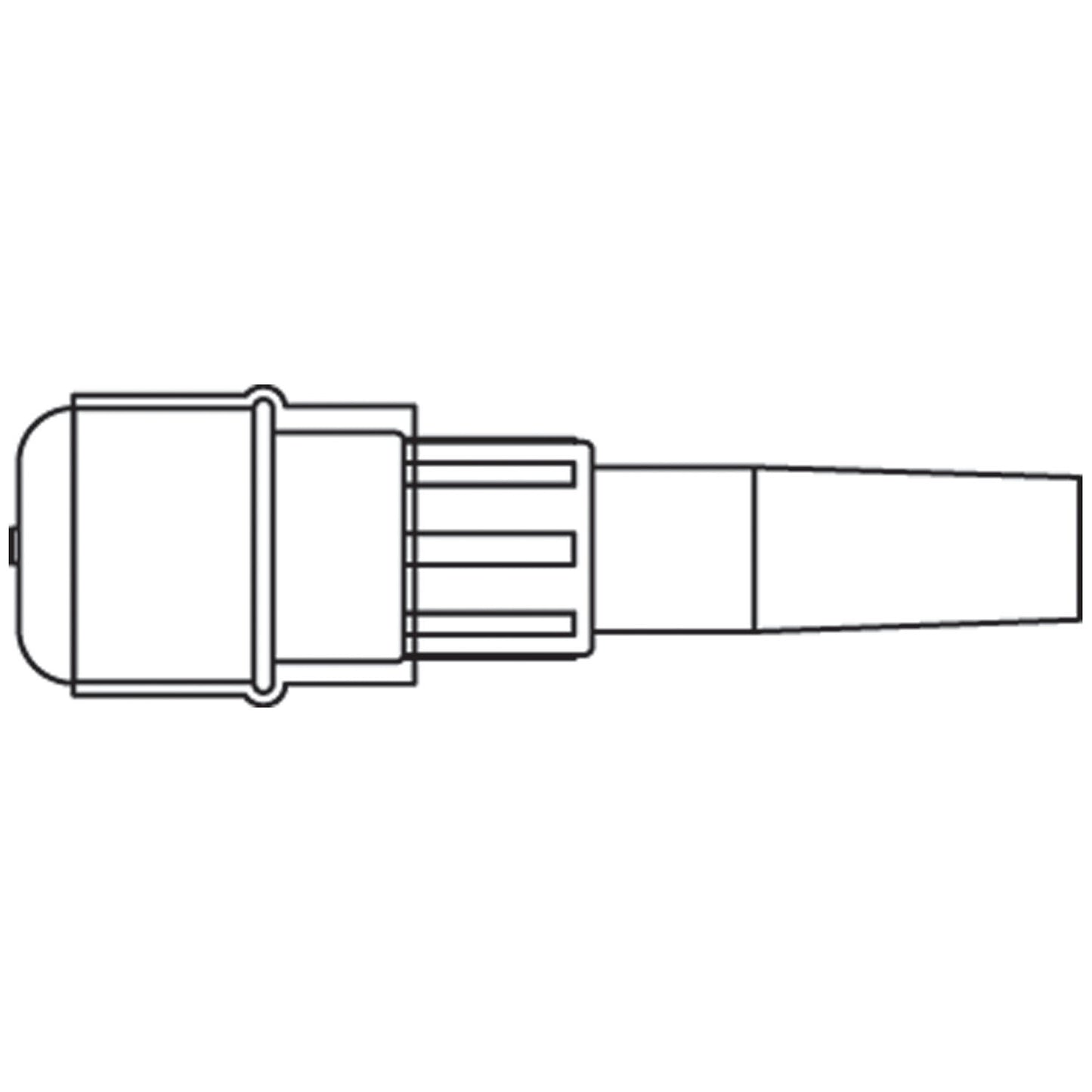 Injection Cap, 1 1/8"L, 100/cs (Rx) (Continental US+HI Only)