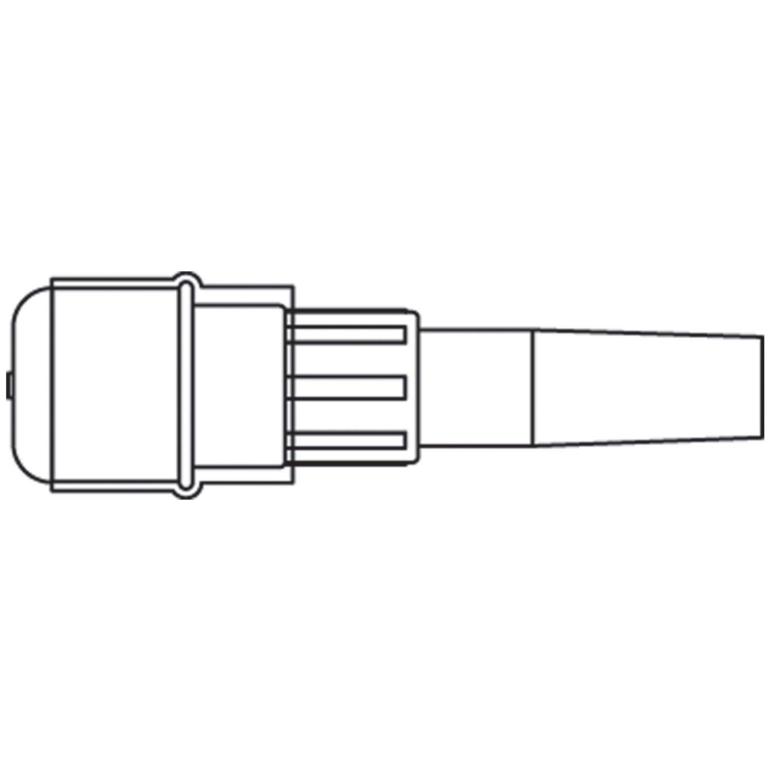 Injection Cap, 1 1/8"L, 100/cs (Rx) (Continental US+HI Only)