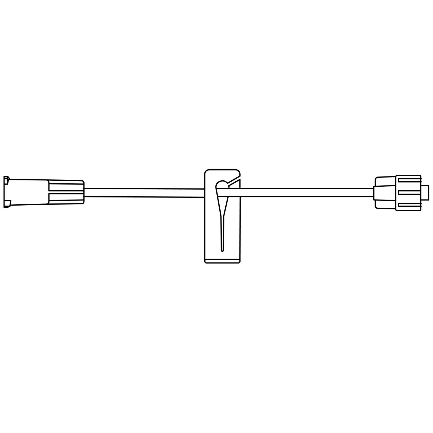 Small Bore Extension Set, Proximal Luer Lock Connection, Distal Luer Lock Connection, Slide Clamp, 0.2mL Priming Volume, 6"L, DEHP & Latex Free (LF), 100/cs (Rx) (Item is Non-Returnable) (Continental US+HI Only, Excluding IN and ND)