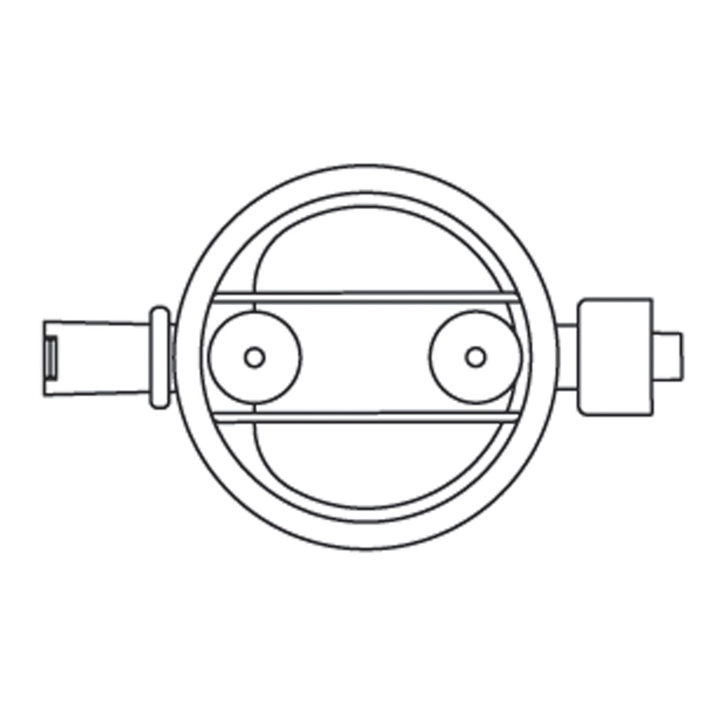 0.2 Micron SUPOR Low Volume Air Eliminating IV Filter, Luer Lock & SPIN-LOCK connections, 0.8mL Priming Volume, DEHP & Latex Free (LF), 50/cs (Rx) (Item is Non-Returnable) (Continental US+HI Only, Excluding IN and ND)