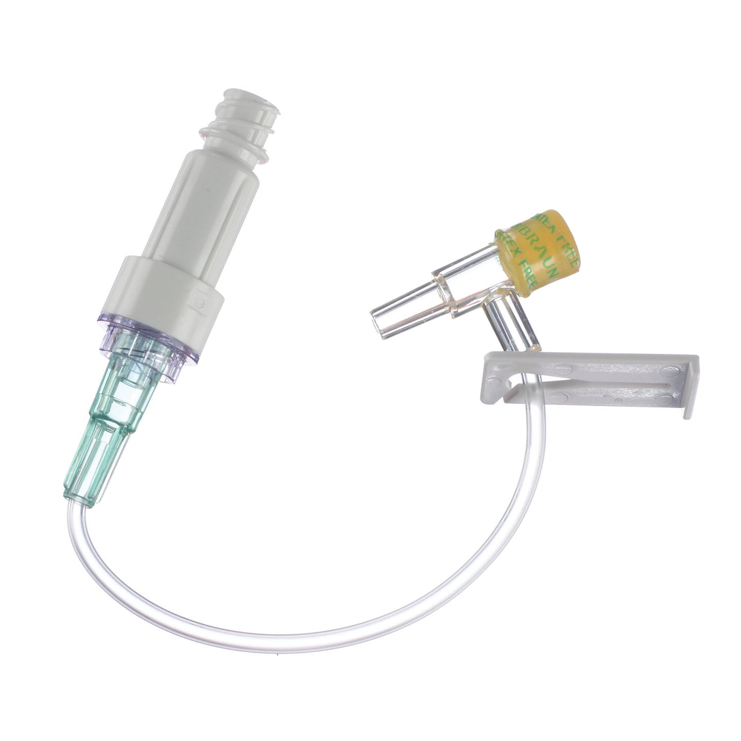 Small Bore T-Port Extension Set, ULTRASITE Valve &  Luer Slip Connection, 0.68mL Priming Volume, 5"L, Removable Slide Clamp, DEHP & Latex Free (LF), 100/cs (Rx) (Item is Non-Returnable) (Continental US+HI Only, Excluding IN and ND)