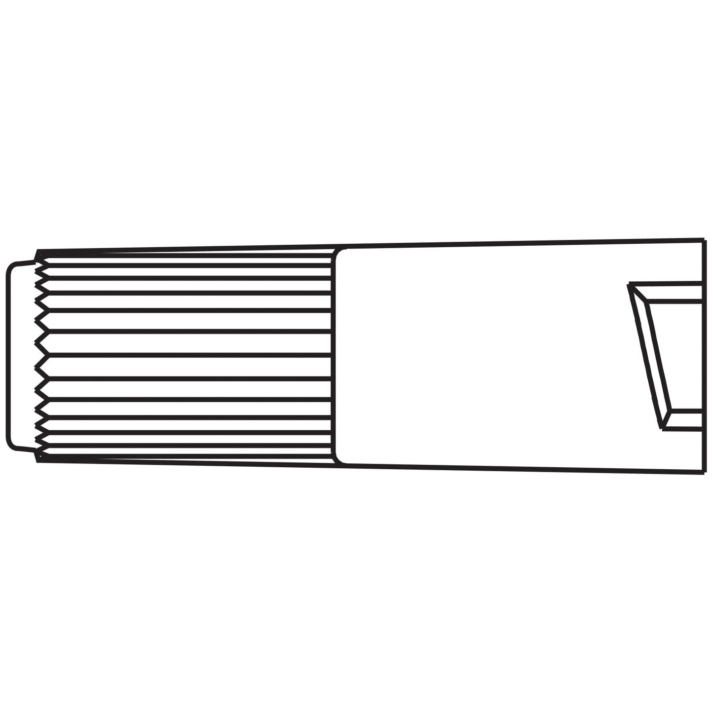 White Replacement Cap, Female Luer Lock, 100/cs (Rx) (Item is Non-Returnable) (Continental US+HI Only, Excluding IN and ND)