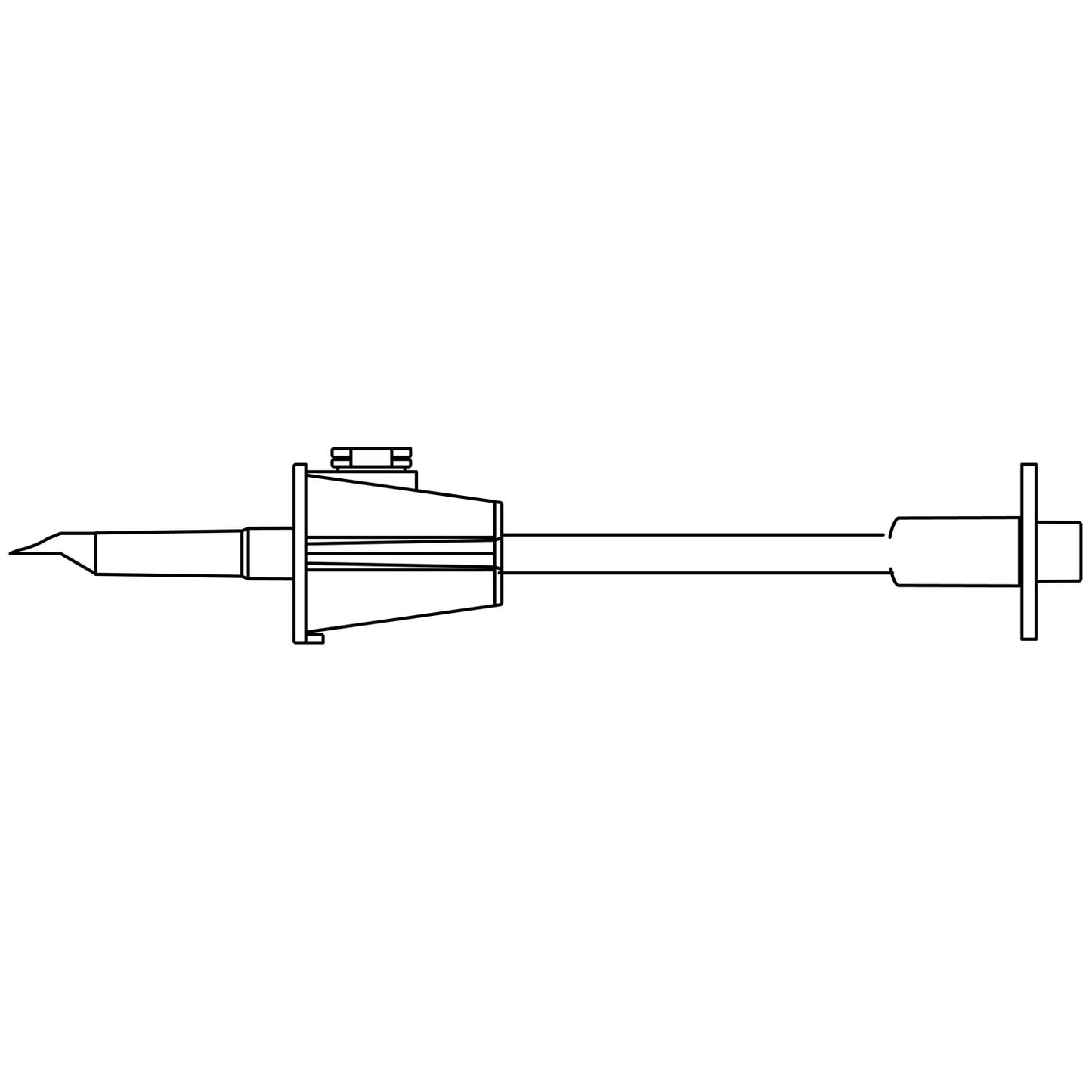 Spike Adapter, Allows Non-Vented Sets to be Used with Non-Vented Rigid IV Solution Containers, DEHP & Latex Free, 4.5"L, 50/cs (Rx) (Item is Non-Returnable) (Continental US+HI Only, Excluding IN and ND)