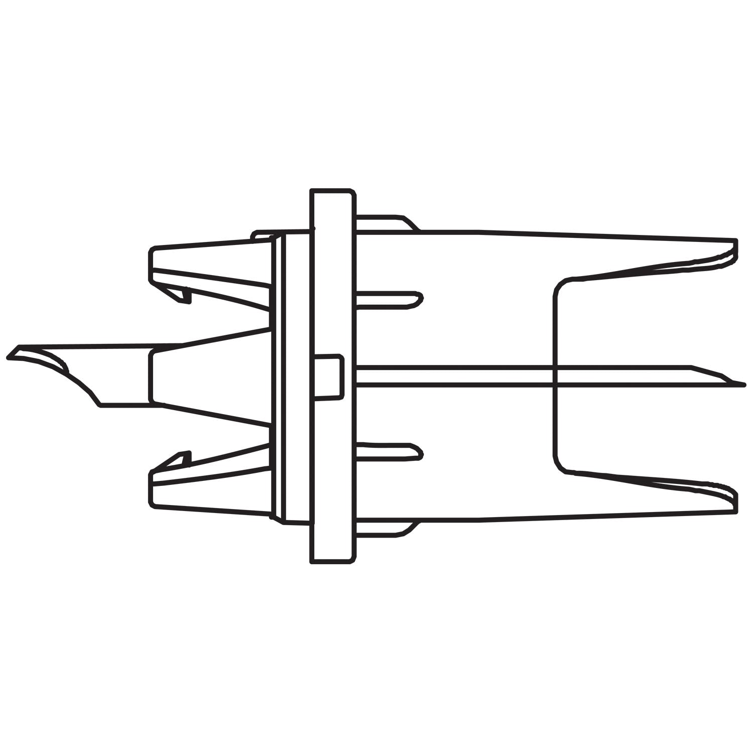 Binary Connector For 250mL EXCEL IV Container, Steel Bag Spike,  White Cap, DEHP & Latex Free (LF), 200/cs (Rx) (Item is Non-Returnable) (Continental US+HI Only, Excluding IN and ND) 