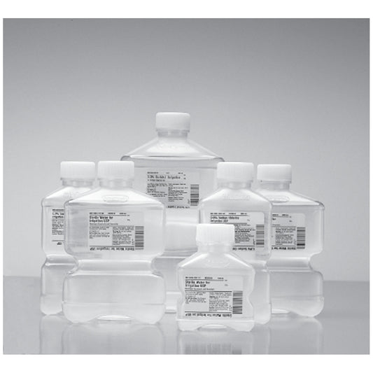 500mL Sterile Water For Irrigation USP in Plastic Container (Rx), 16/cs (72 cs/plt) (Continental US+HI Only) (Item is on Manufacturer Allocation - Quantities may Limited)&nbsp;&nbsp;<Strong style="color:red">Max weekly quantity allowed: 10</Strong>