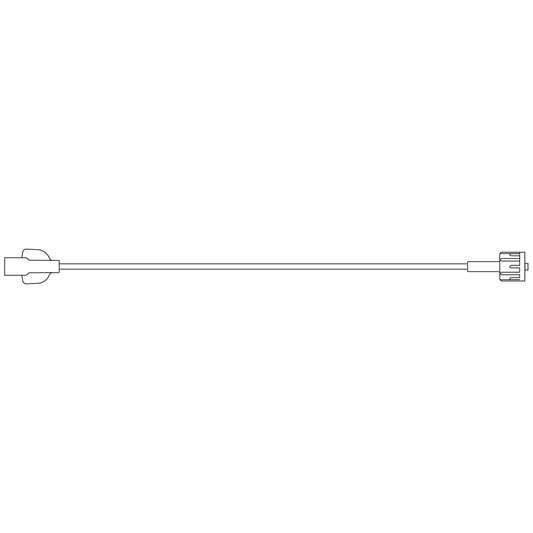 Extension Set, PVC-Free Fluid Path, 0.03" ID, Male & Female Luer Locks, Use For Higher Flow Rates & Vicous Fluids, 0.6mL Priming Volume, 36"L, Latex Free 50/cs