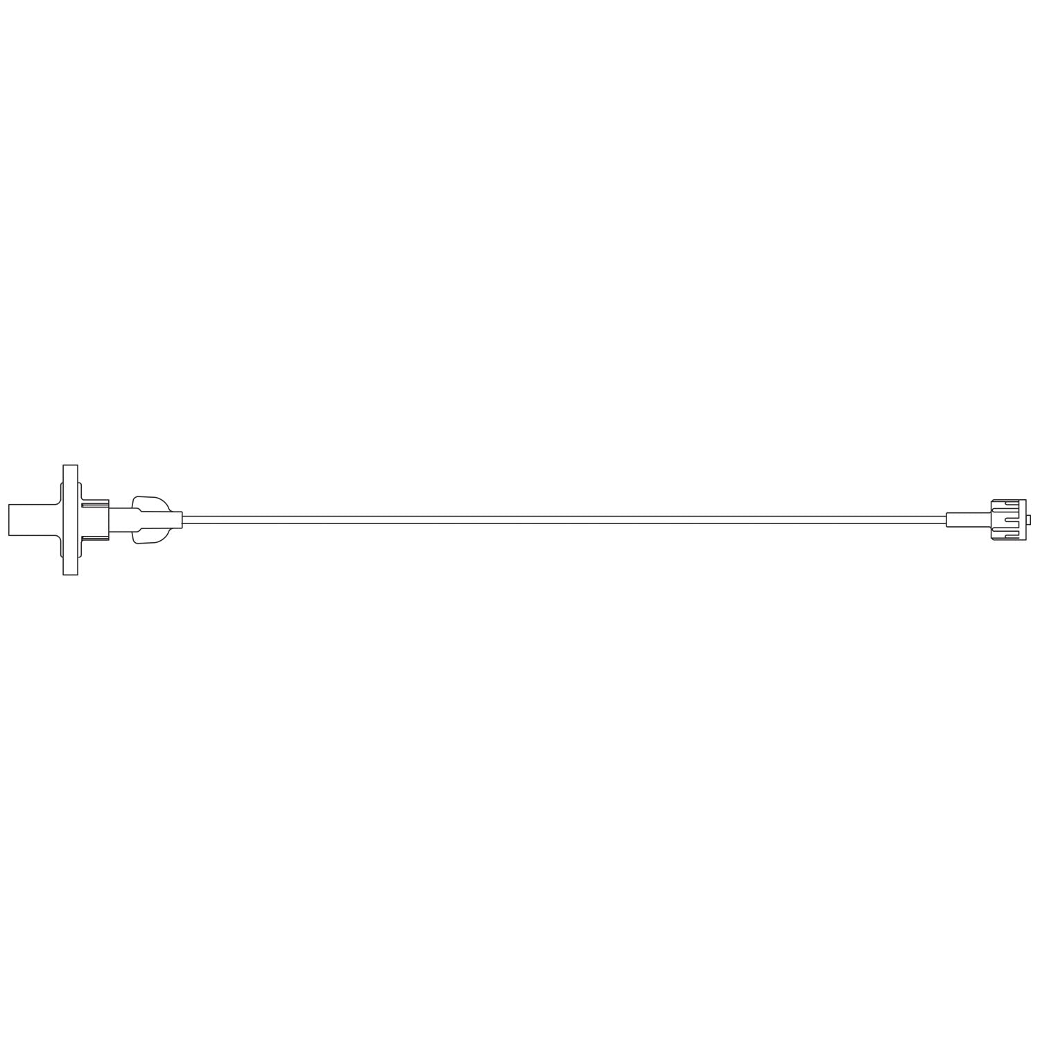 Extension Set, PVC-Free Fluid Path, 0.2 Micron Filter, 0.03" ID, Male & Female Luer Locks, 1.3mL Priming Volume, 60"L, Latex Free (LF), 50/cs (Rx) (Continental US+HI Only)
