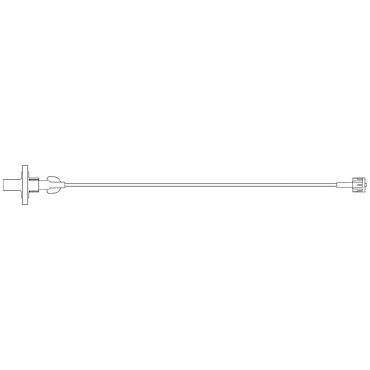 Extension Set, PVC-Free Fluid Path, 0.2 Micron Filter, 0.03" ID, Male & Female Luer Locks, 1.3mL Priming Volume, 60"L, Latex Free (LF), 50/cs (Rx) (Continental US+HI Only)